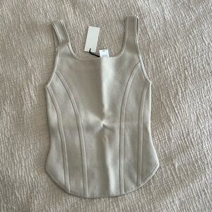 Babaton Sculpt Knit Bustier Tank